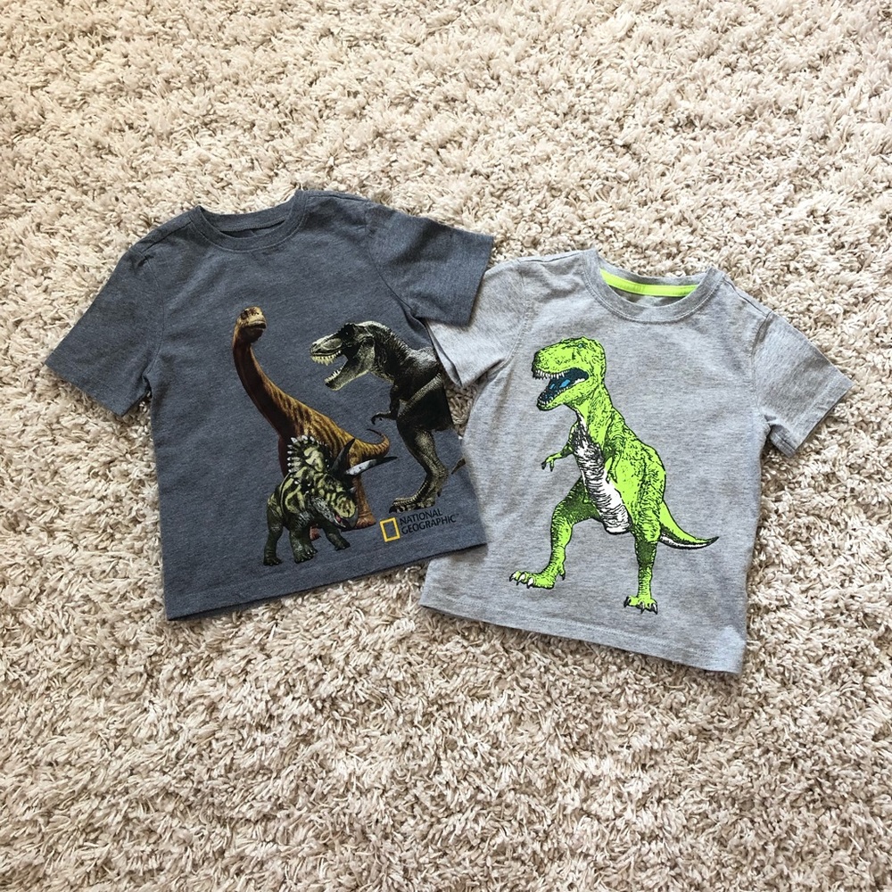 Old navy and gap dinosaur t shirts size 3T